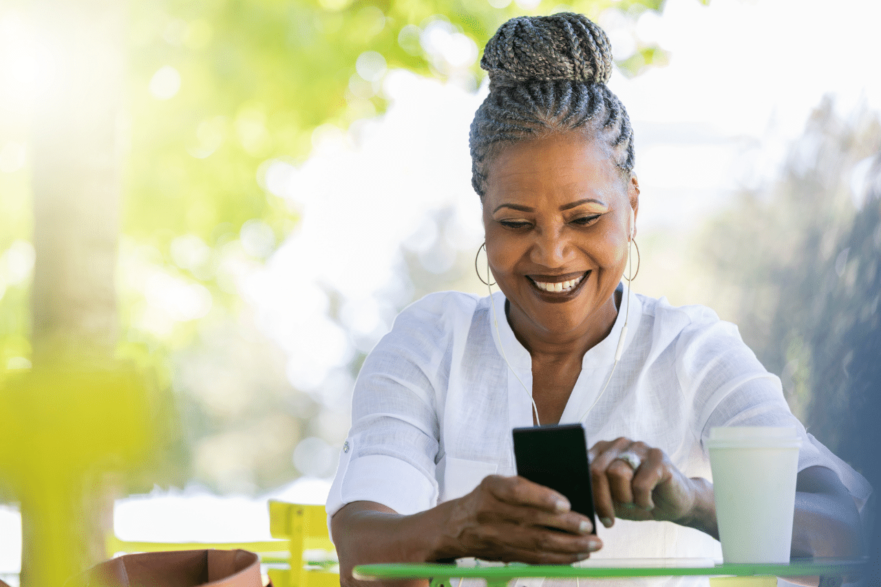 Woman using the Tax App.| Purely Write